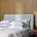Jogo de Cama Queen Orsini 4 Pçs 200 Fios Percal 100% Algodão Branco Trussardi