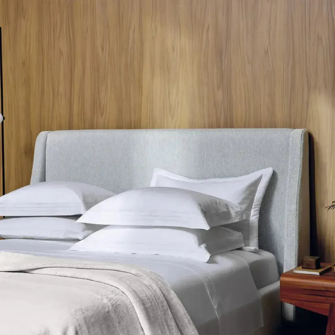 Jogo de Cama Queen Orsini 4 Pçs 200 Fios Percal 100% Algodão Branco Trussardi