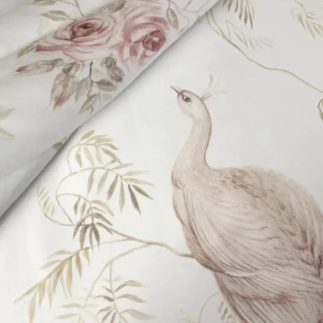 Jogo de Cama King Pavoniere 4 Pçs 300 Fios Cetim 100% Algodão Egípcio Trussardi