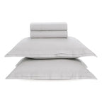 Jogo de Cama King San Pietro 4 Pçs 200 Fios Percal 100% Algodão Branco Trussardi