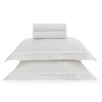 Jogo de Cama Casal Vercelli 4 Pçs 300 Fios 100% Algodão Egípcio Branco Trussardi