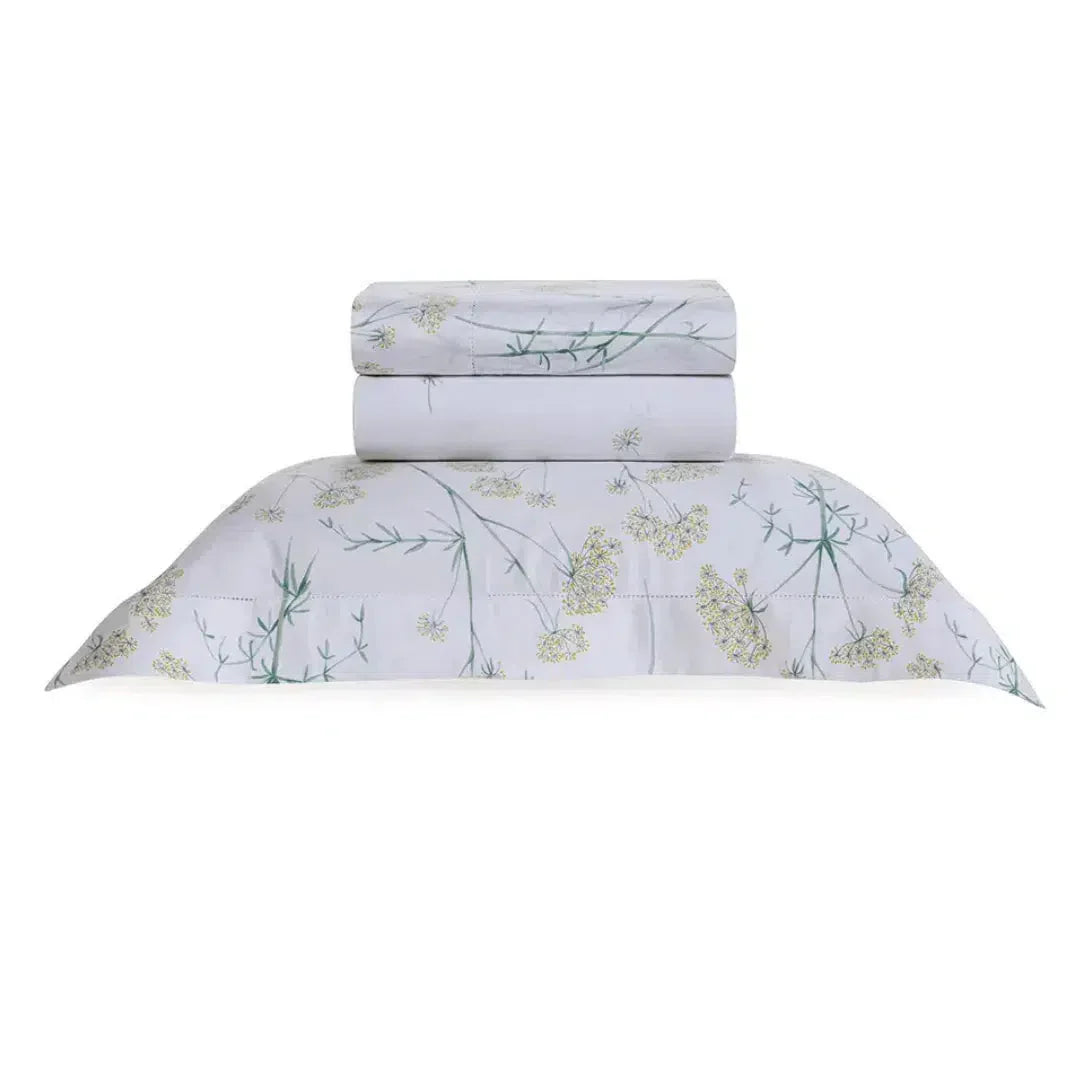Jogo de Cama Solteiro Finocchio 3 Pçs 200 Fios Cetim 100% Algodão Trussardi