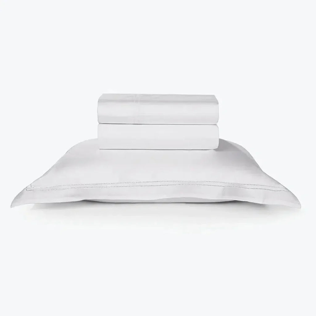 Jogo de Cama Solteiro Galieno 3 Pçs 300 Fios Cetim 100% Algodão Egípcio Branco Trussardi