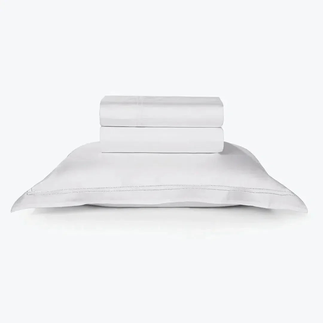 Jogo de Cama Solteiro Galieno 3 Pçs 300 Fios Cetim 100% Algodão Egípcio Branco Trussardi