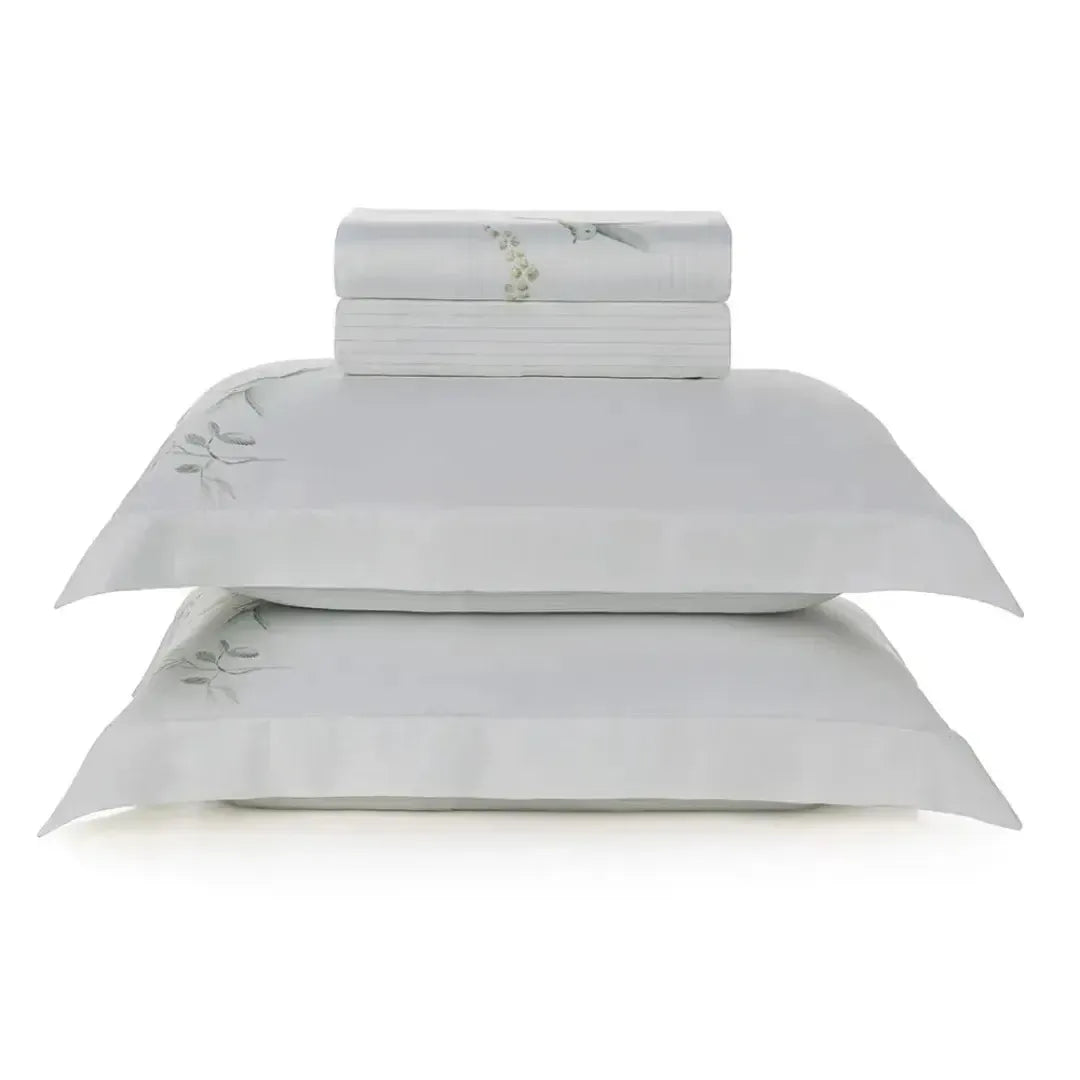 Jogo de Cama Casal Isola Bella 4 Pçs 300 Fios Cetim 100% Bambu Trussardi
