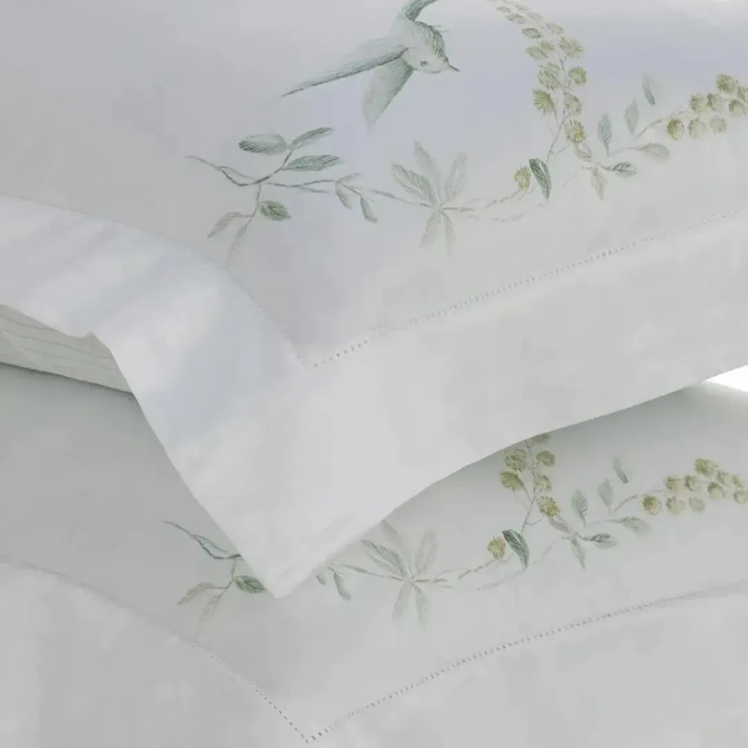 Jogo de Cama Casal Isola Bella 4 Pçs 300 Fios Cetim 100% Bambu Trussardi