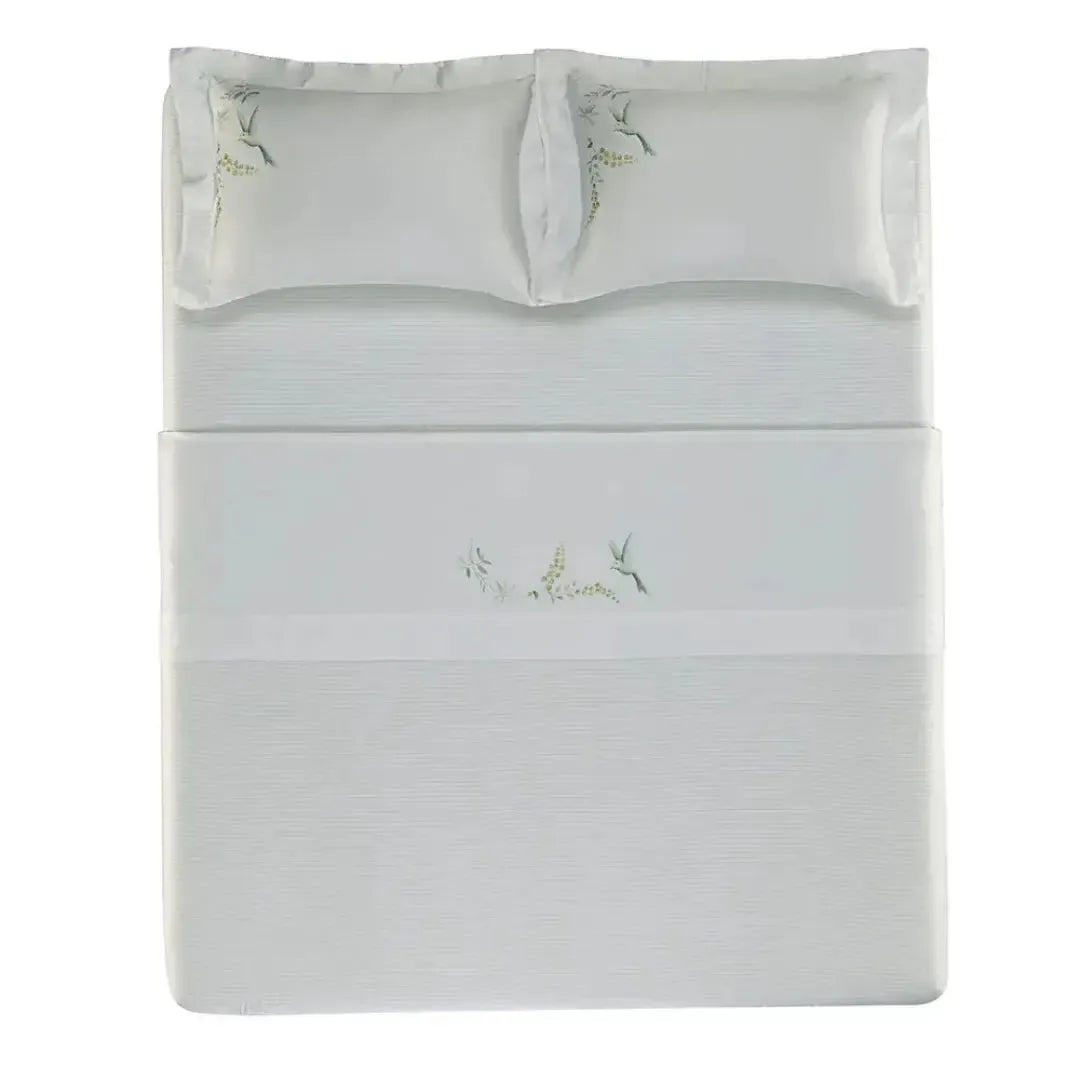 Jogo de Cama Casal Isola Bella 4 Pçs 300 Fios Cetim 100% Bambu Trussardi