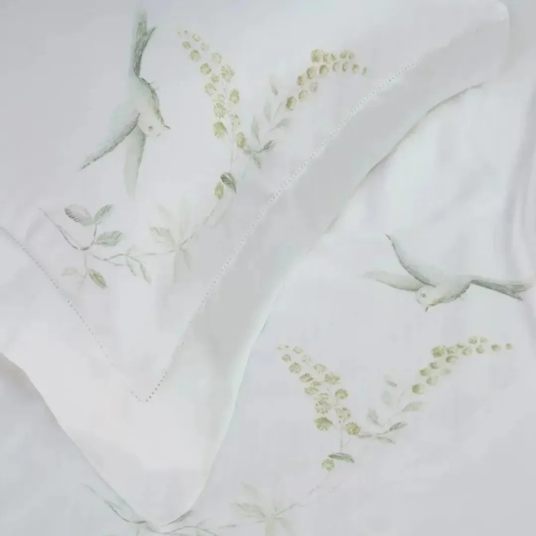 Jogo de Cama Casal Isola Bella 4 Pçs 300 Fios Cetim 100% Bambu Trussardi