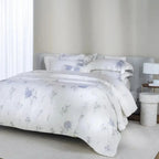 Jogo de Cama Queen Ortensie 4 Pçs 300 Fios Cetim 100% Bambu Trussardi