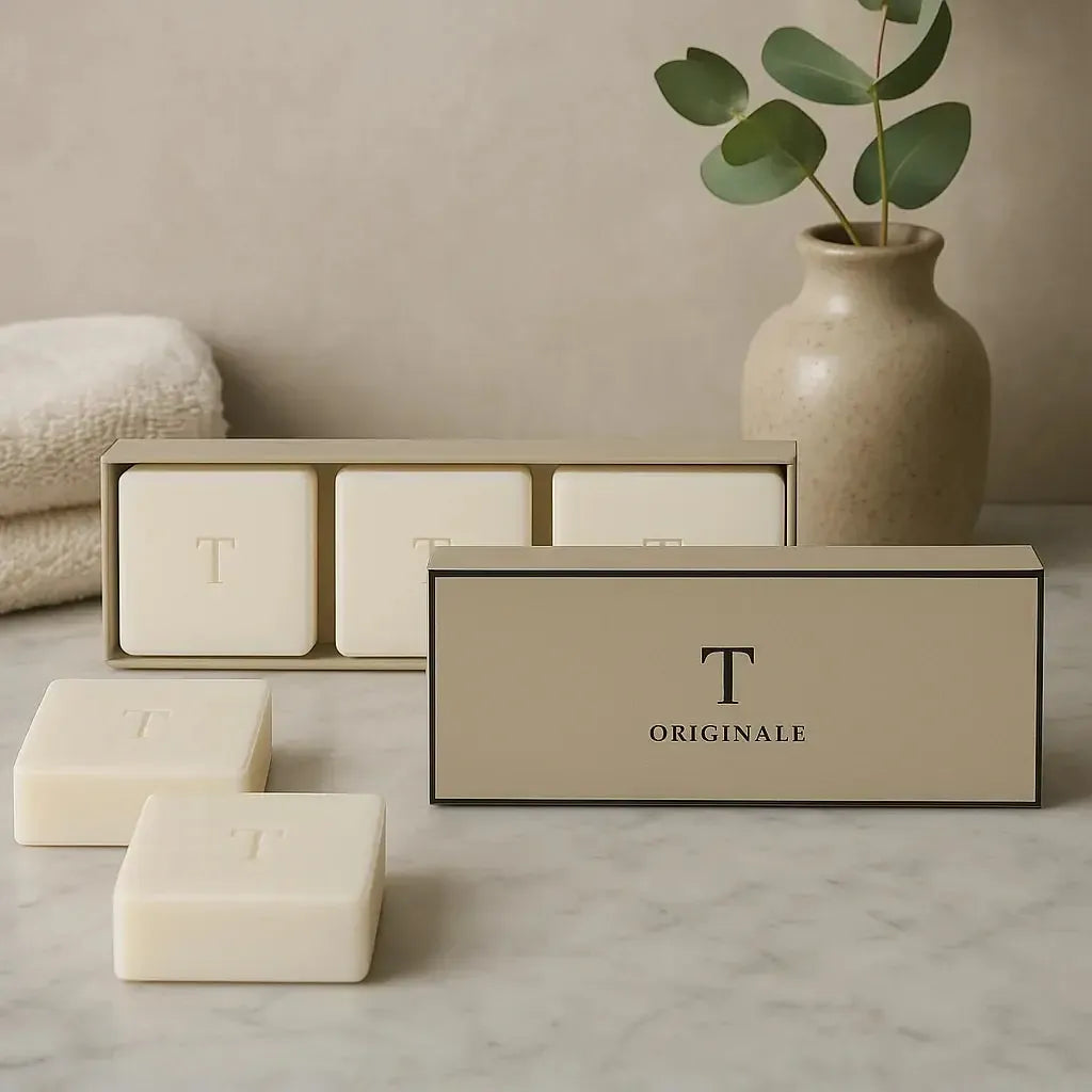 Kit 03 Sabonetes em Barra Originale Trussardi