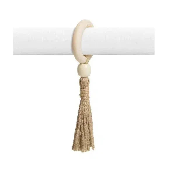 Kit 4 Anéis de Guardanapo Tassel