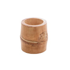 Kit 4 Anéis para Guardanapos Bambu Natural 5x4cm