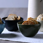 Kit 4 Bowls Stoneware Orgânico Colorido 558ml Porto Brasil