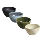 Kit 4 Bowls Stoneware Orgânico Colorido 558ml Porto Brasil