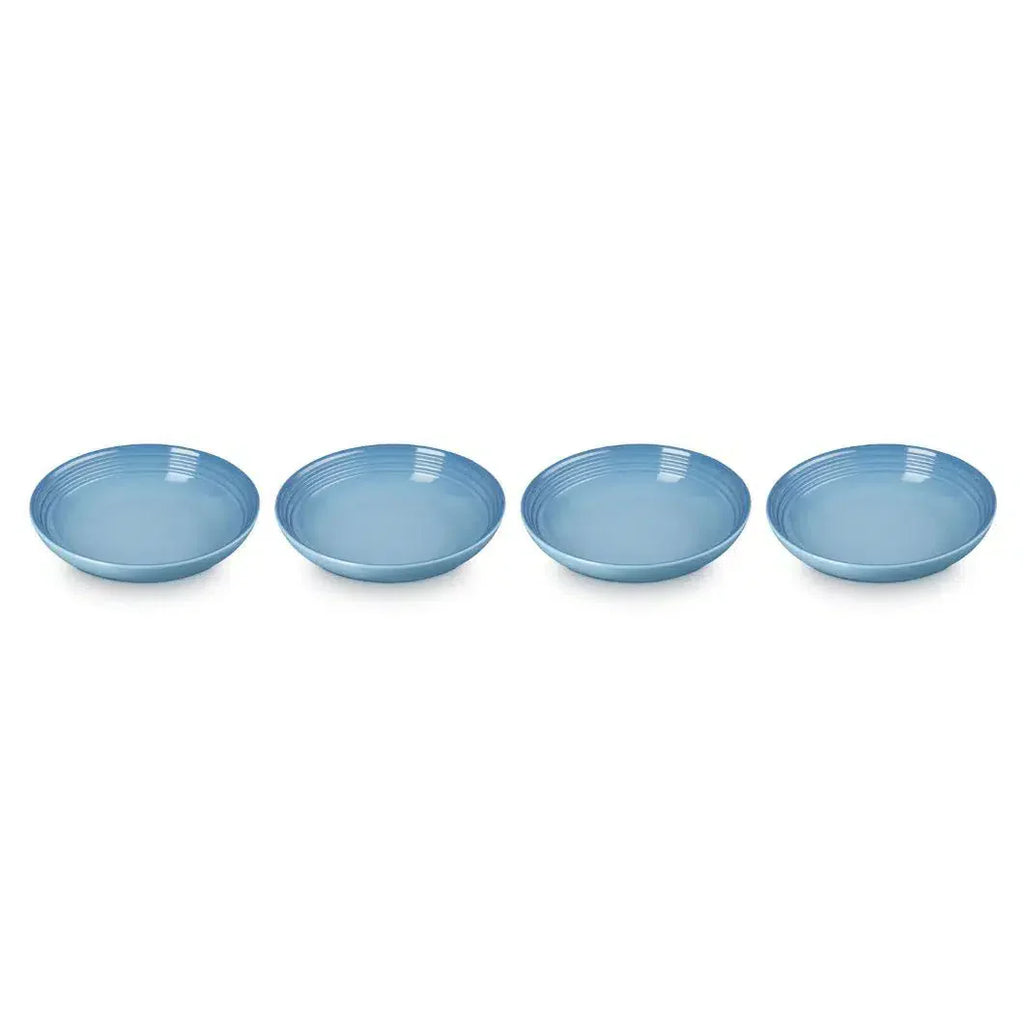 Kit 4 Pratos Fundos Cerâmica 22cm Chambray Le Creuset