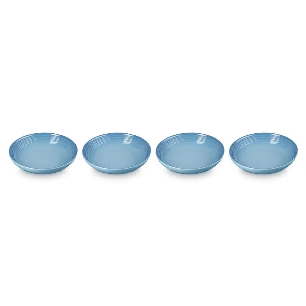 Kit 4 Pratos Fundos Cerâmica 22cm Chambray Le Creuset