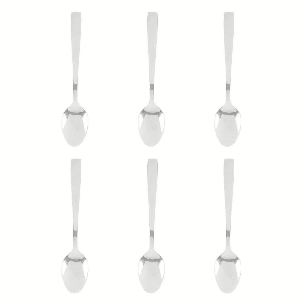 Kit 6 Colheres para Café Aço Inox Berna Dourado