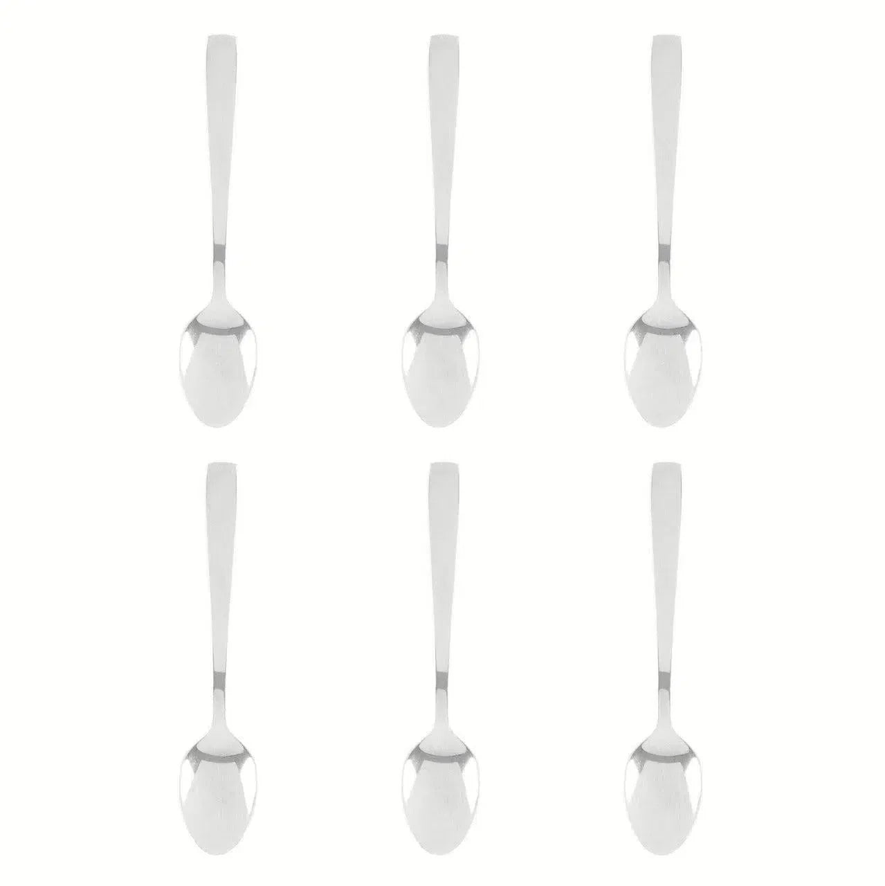 Kit 6 Colheres para Café Aço Inox Berna Dourado