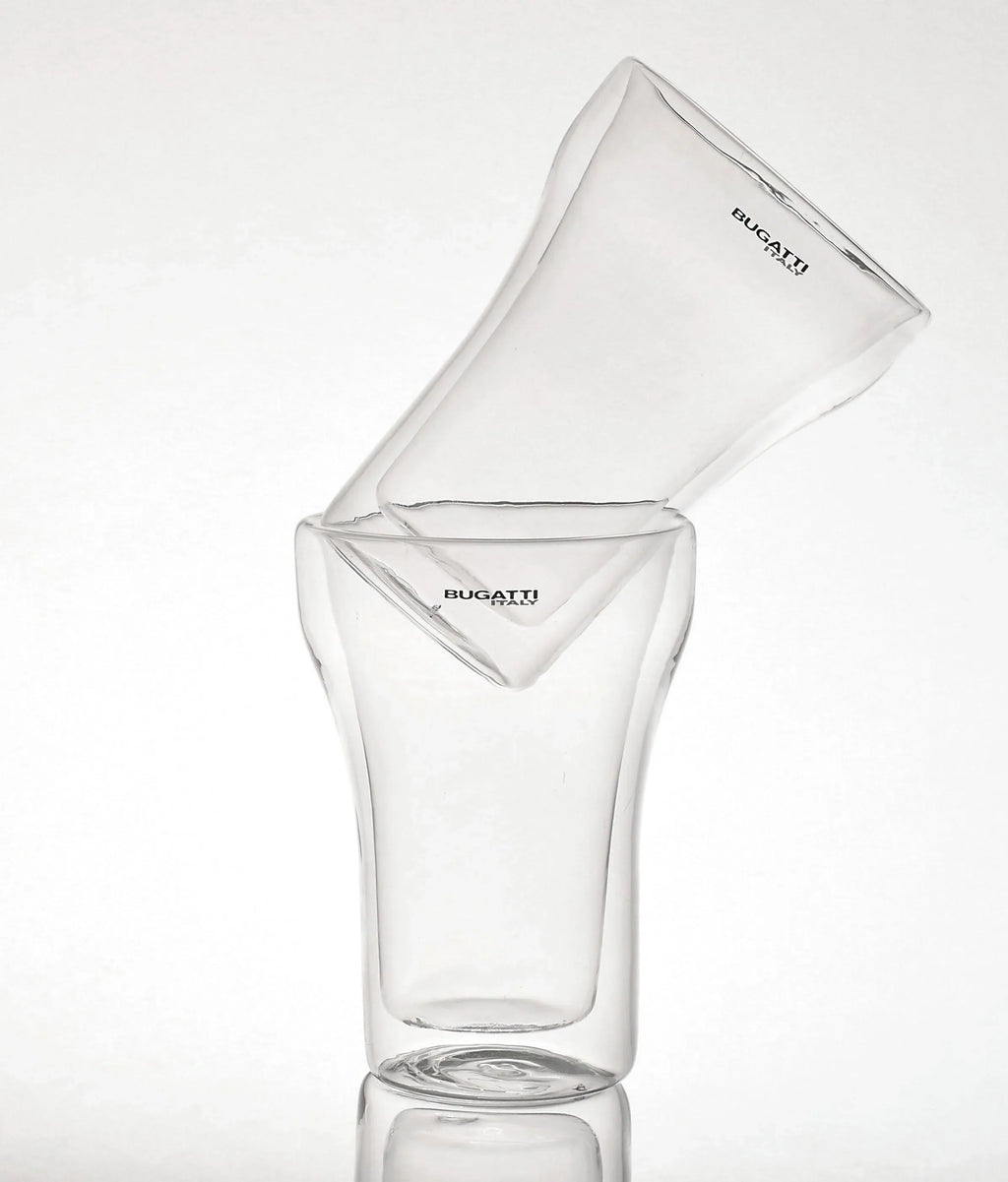 Kit com 2 Copos Long Drink Parede Dupla 350ml Bugatti