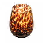 Kit com 2 Copos de Vidro para Água Leopard 500ml