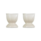 Kit com 2 Suportes para Ovo Ceramica Jardin Meringue Le Creuset
