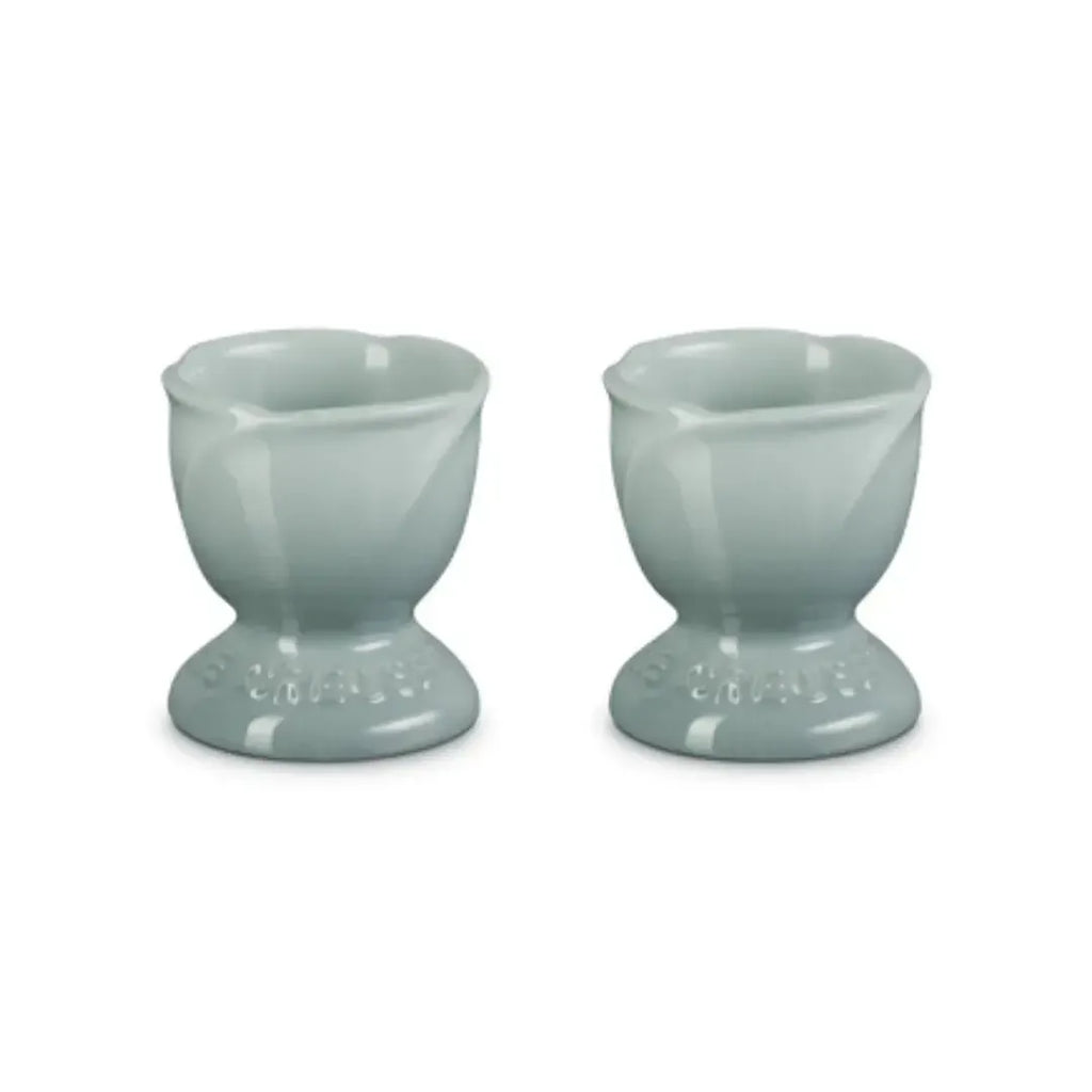 Kit com 2 Suportes para Ovo Ceramica Jardin Sea Salt Le Creuset