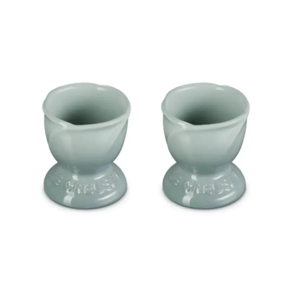 Kit com 2 Suportes para Ovo Ceramica Jardin Sea Salt Le Creuset