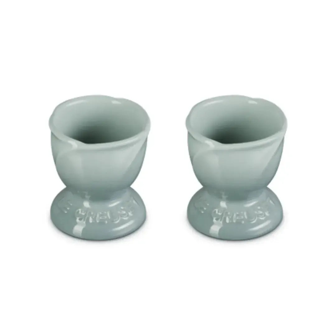 Kit com 2 Suportes para Ovo Ceramica Jardin Sea Salt Le Creuset