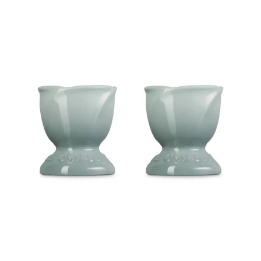Kit com 2 Suportes para Ovo Ceramica Jardin Sea Salt Le Creuset