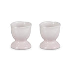 Kit com 2 Suportes para Ovo Ceramica Jardin Shell Pink Le Creuset