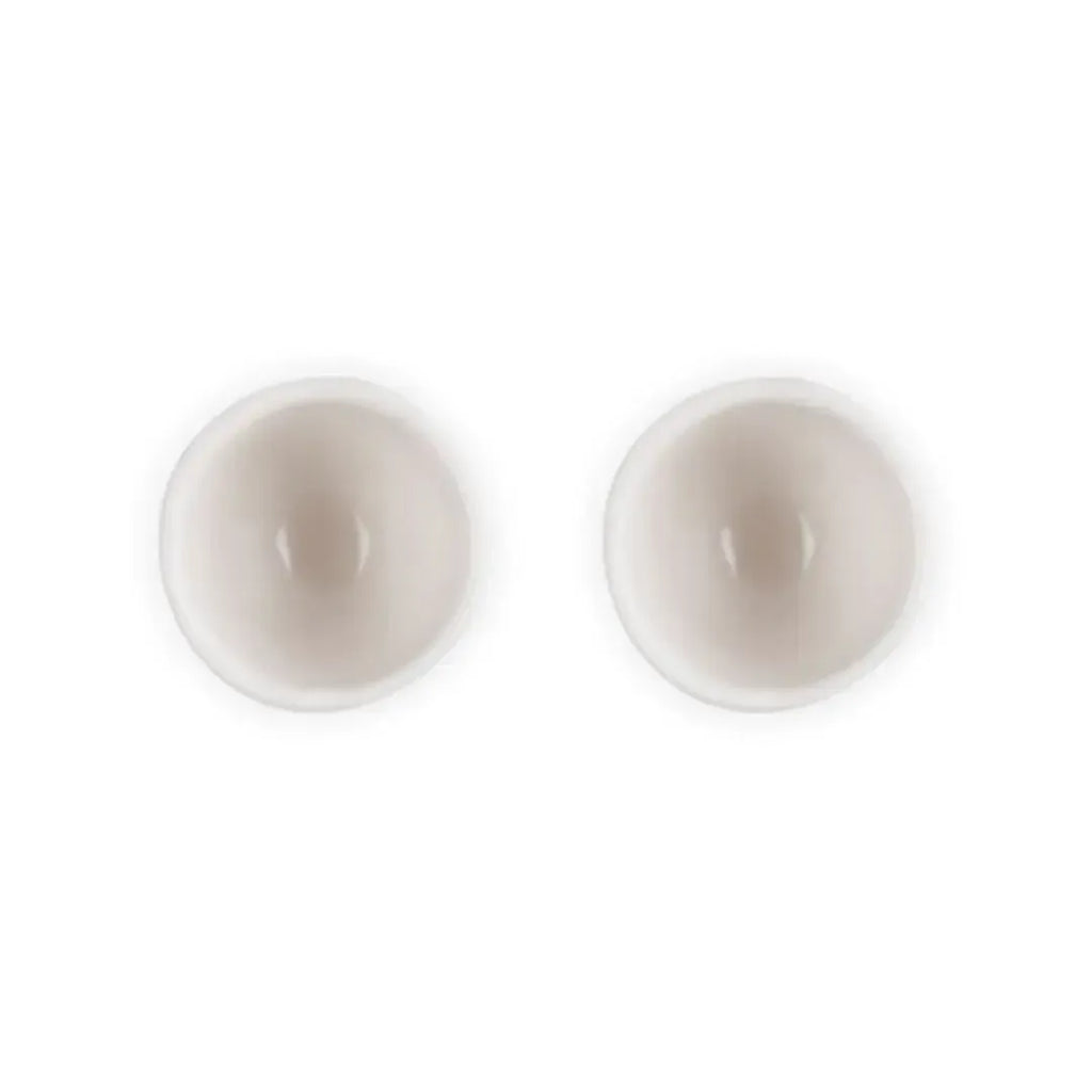 Kit com 2 Suportes para Ovo Ceramica Jardin Shell Pink Le Creuset