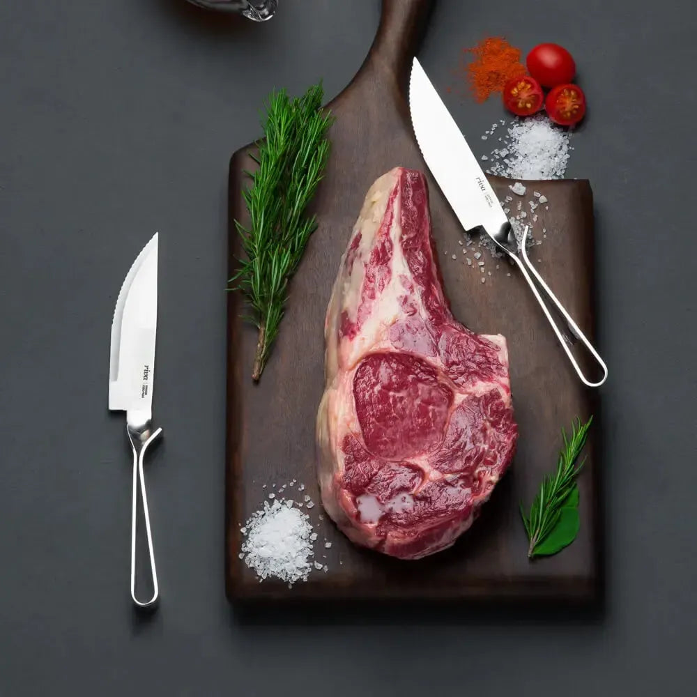 Kit com 4 Facas para Churrasco Cassino Inox Riva