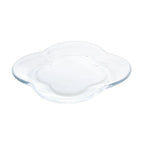 Kit com 4 Pratos de Sobremesa Vidro Butterfly 17cm Wolff
