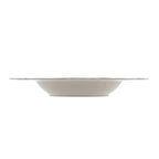 Kit com 6 Pratos Fundos Porcelana Wolff Maldivas Branco 23cm