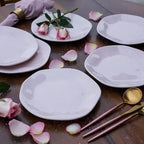 Kit com 6 Pratos Rasos 27,5cm Pink Sand