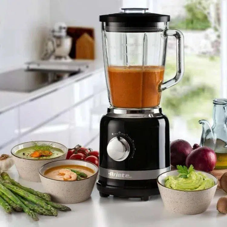 Liquidificador Moderna Vermelho Copo de Vidro 1,5L 127V 1000W Ariete