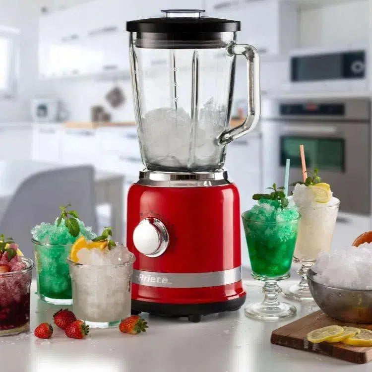 Liquidificador Moderna Vermelho Copo de Vidro 1,5L 127V 1000W Ariete