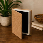 Livro Caixa Bege 28x20x4cm Mart