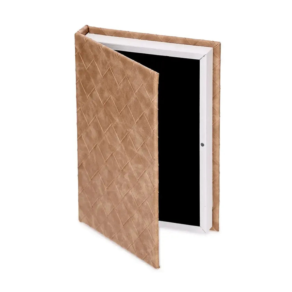 Livro Caixa Bege 34x24x4cm Mart