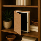 Livro Caixa Bege 34x24x4cm Mart