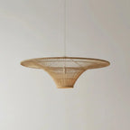 Luminária Artesanal Rattan Natural Liora 110x30cm Bahali