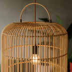 Luminária Artesanal Rattan Natural Nala 50x120cm Bahali