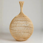 Luminária Artesanal Rattan Natural Noa 50x80cm Bahali