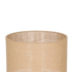 Luminária de Mesa Bivolt Cerâmica e Fibra Natural Bege Mart
