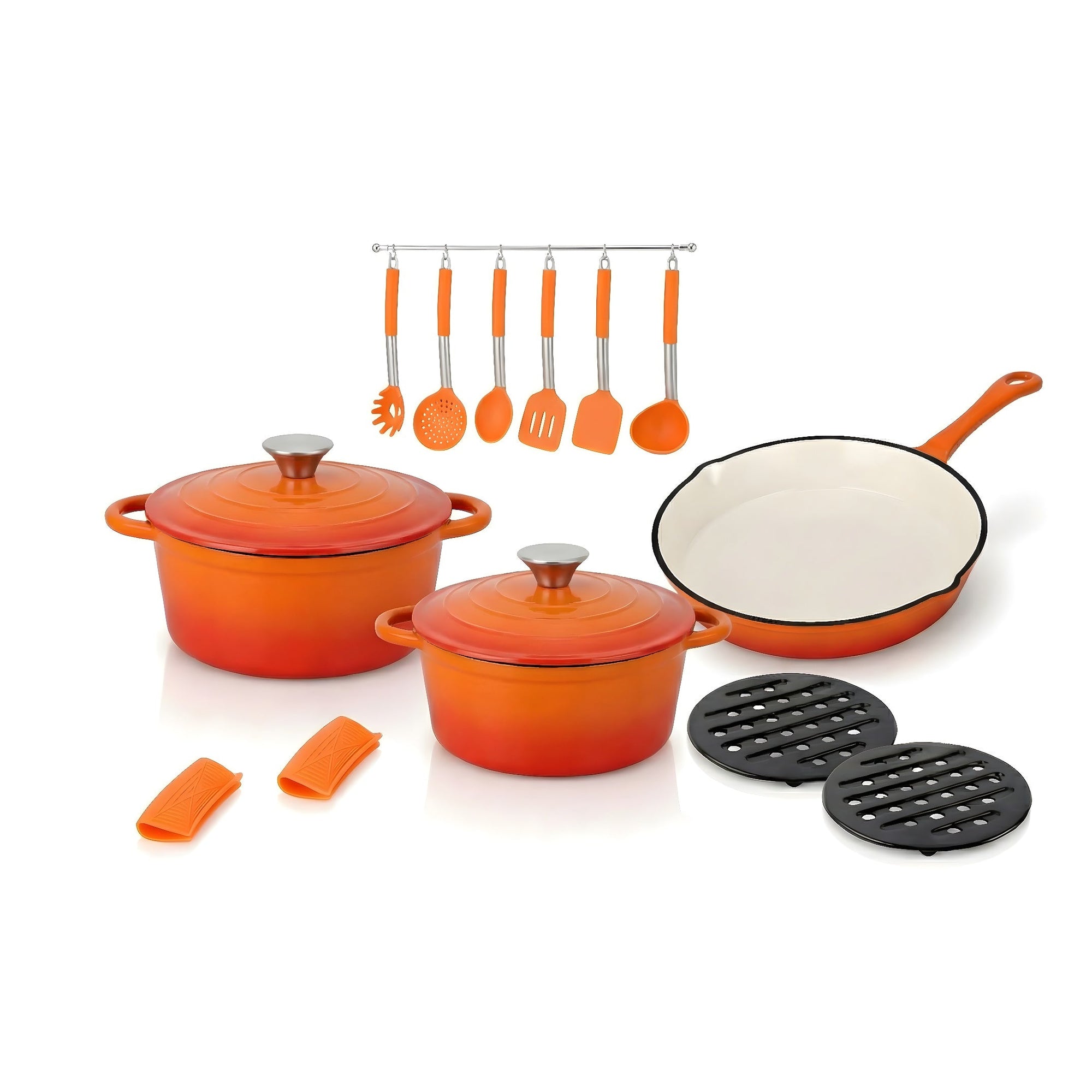 Jogo De Panelas Select Cook Ferro Fundido