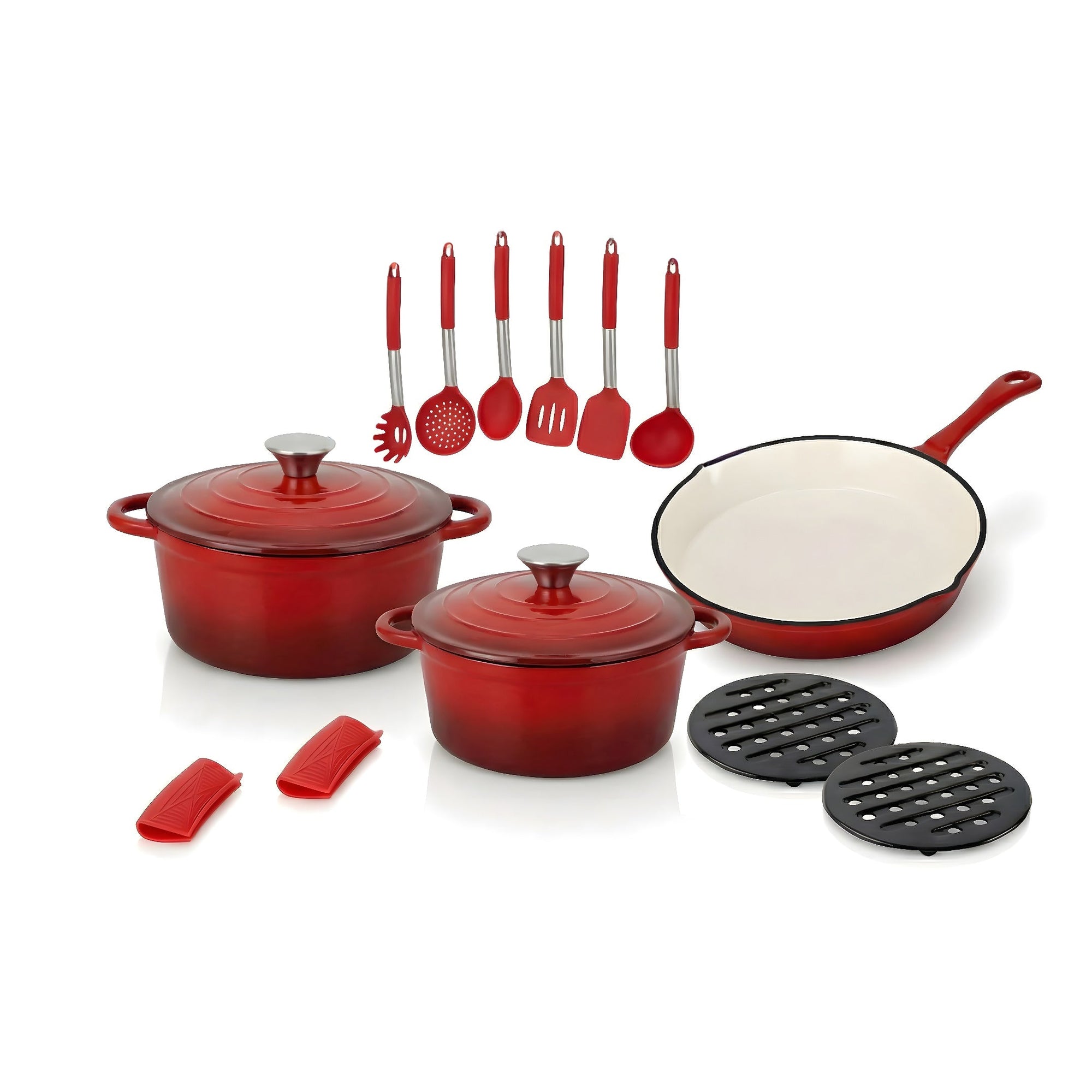 Jogo De Panelas Select Cook Ferro Fundido