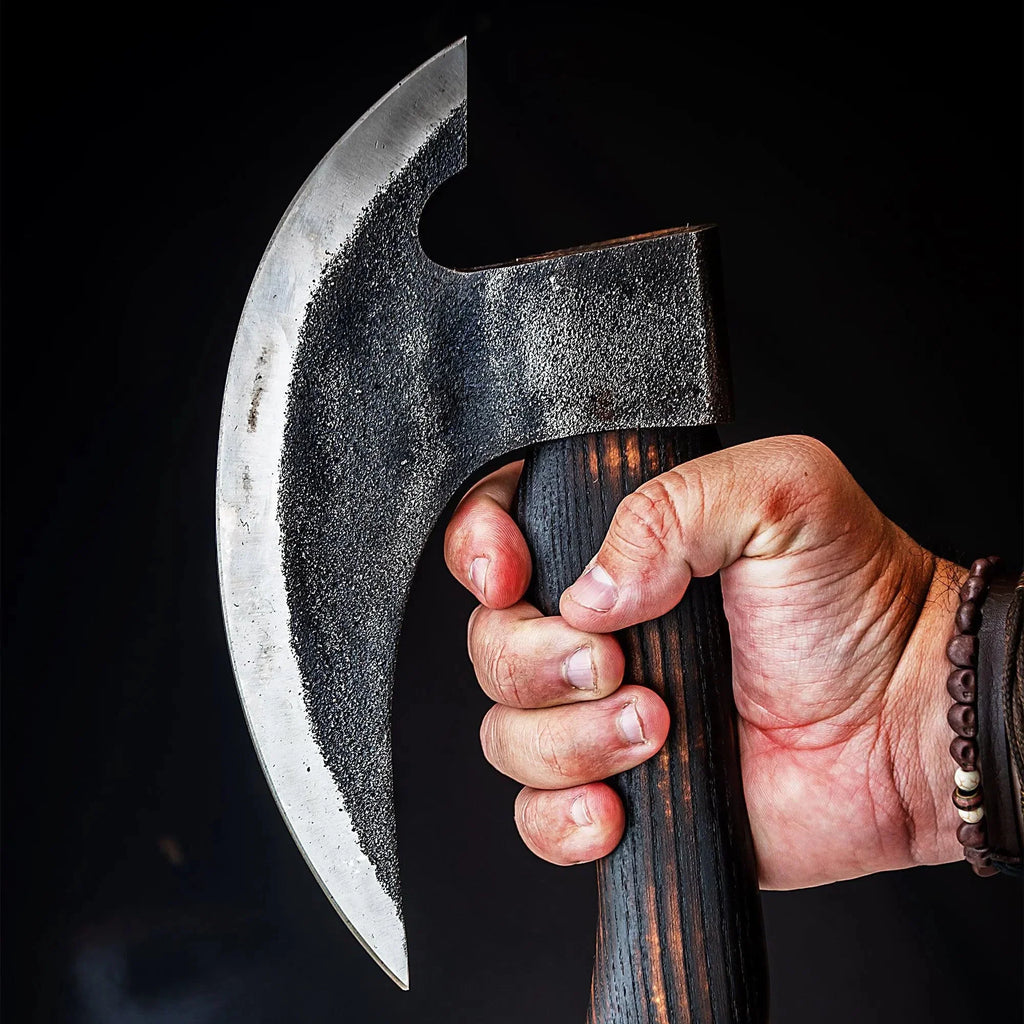 Machado de Pizza Viking Artesanal Artemano com Cabo em Madeira Ashwood