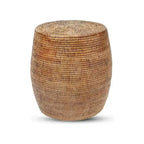Mesa Lateral Redonda em Rattan Bahali 37x45cm