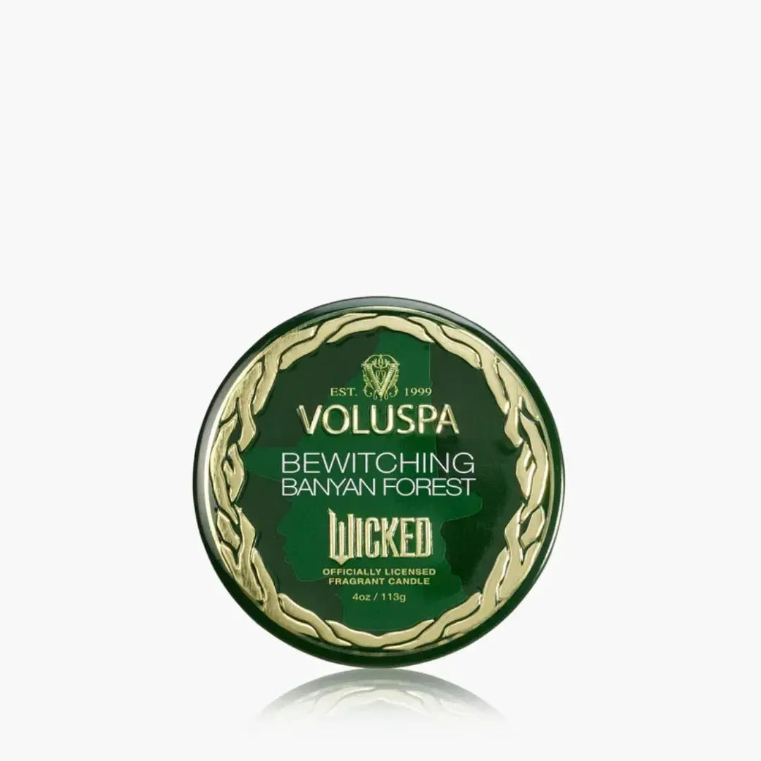 Mini Vela Voluspa Lata Bewitching Banyan Forest 25 Horas