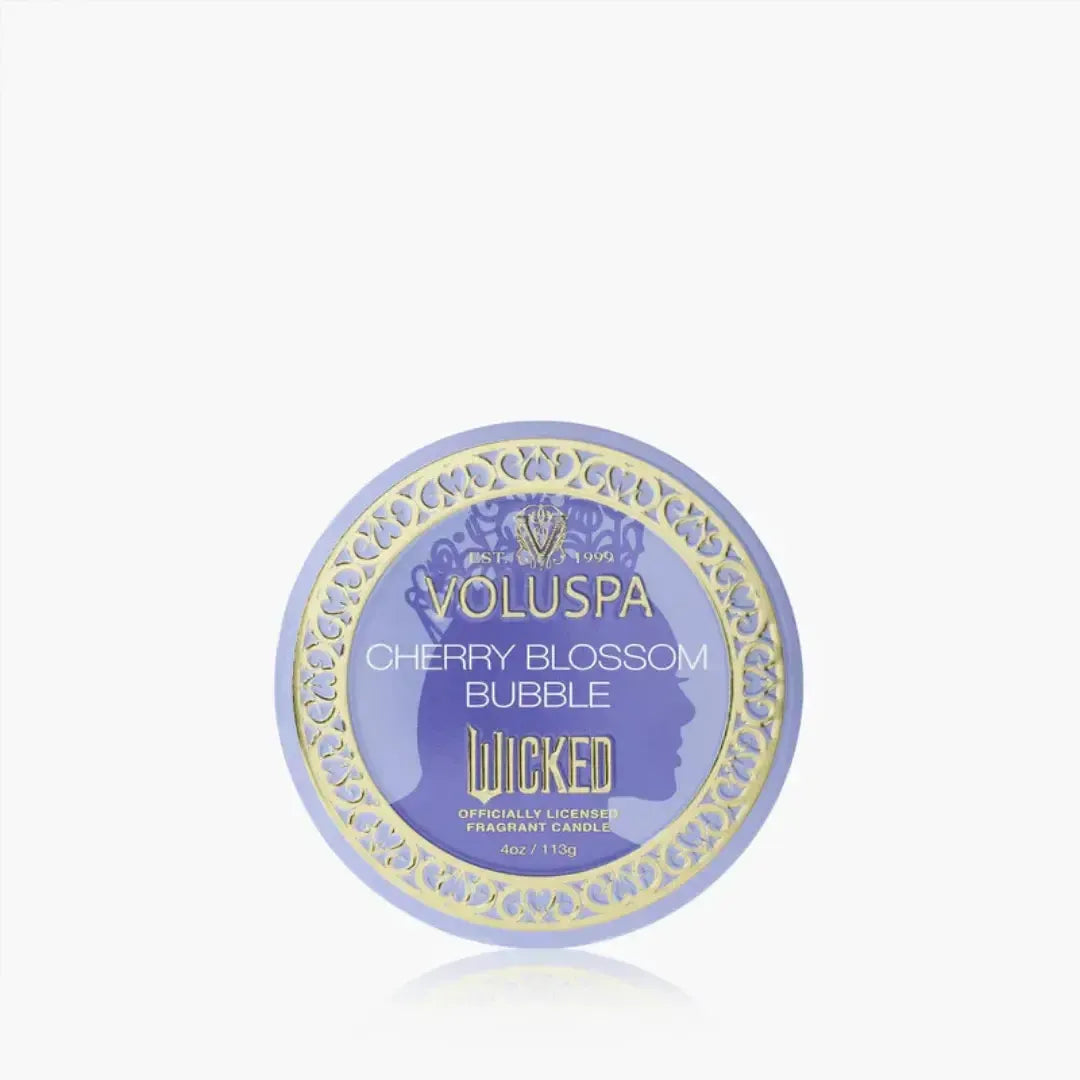 Mini Vela Voluspa Lata Cherry Blossom Bubble 25 Horas